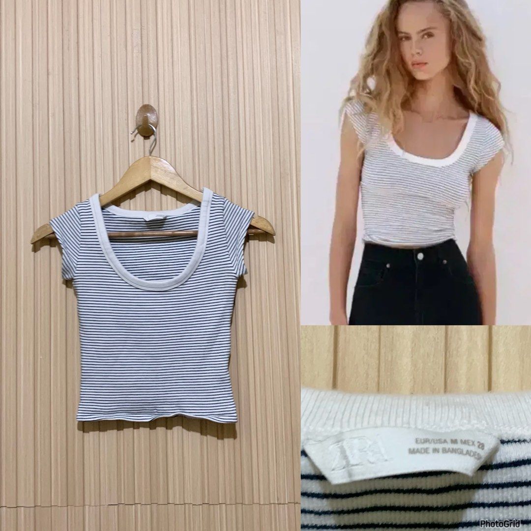 Zara baby tee (Category: Blouses) located in Koronadal. Submitted by gstyledforless (Listing ID 1470109064, Image 1). Description: .