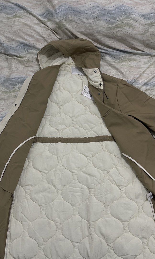 ZARA beige trench coat (Category: Coats, Jackets and Outerwear) located in Quezon City. Submitted by beth.mirandilla (Listing ID 1470085715, Image 2). Description: ZARA Beige winter trench coat unused (with tag on) original price: 1.2K MOP / 5.7K PHP from: ZARA Macau (Price can be discounted) .