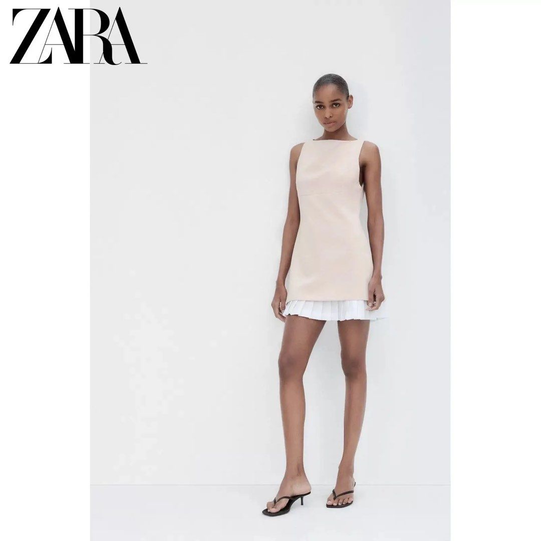 Zara Dress (Category: Dresses) located in Pasay City. Submitted by weartheclothes.mnl_shop (Listing ID 1470002047, Image 3). Description: Zara Dress Brand new with tag Super pretty, needs wash lang natambak Unused, di kasya hehe Large.