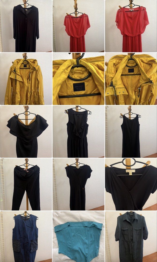 BUNDLE Zara Jacket, Forever 21 and H&M dresses (Category: Coats, Jackets and Outerwear) located in Porac. Submitted by cel_decluttering (Listing ID 1470031935, Image 3). Description: [BUNDLE] TAKE ALL FOR P1400! Negotiable :) Generally M-L size Est. 30 pcs of branded dresses, tops, jumpers Zara, Forever 21, H&M, Mossimo, Michael Kors so it’s like 50 php per piece. RFS: decluttering SF not included. May arrange meet-up if Angeles City, Pampanga ar