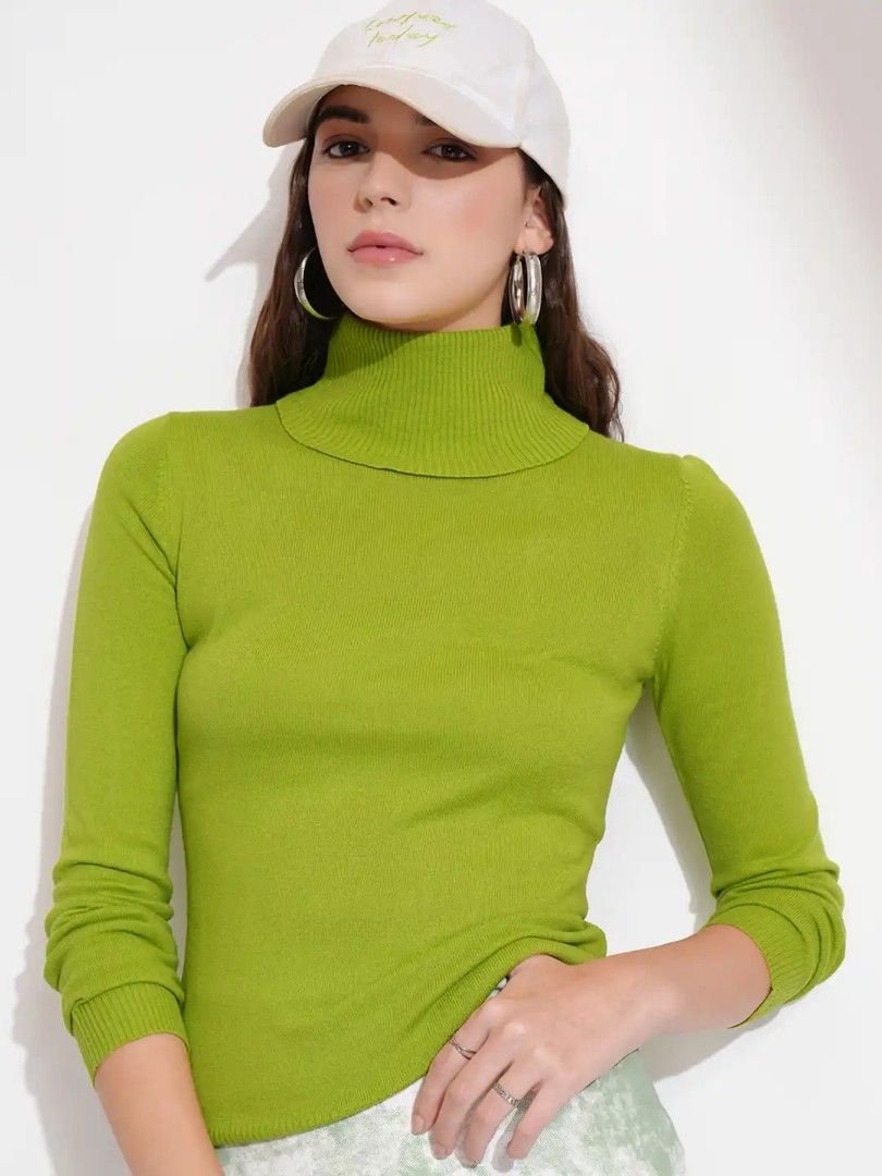 Zara Ribbed Knit Turtle Neck Sweater (Category: Longsleeves) located in Cavite. Submitted by thaniacoma_04 (Listing ID 1470070919, Image 1). Description: 280 + sf (starts at 54 pesos only) Zara Ribbed Knit Turtle Neck Sweater L on tag (stretchable) Dimes: 15.5" W x 20" L Like new condition Color rate: 10/10 (light green) No issues nor discoloration Cut tag Location: Silang, Cavite MOP: Gcash, GoTyme MOD: Direct J&T Express, Lalamove NO PM NO MINE