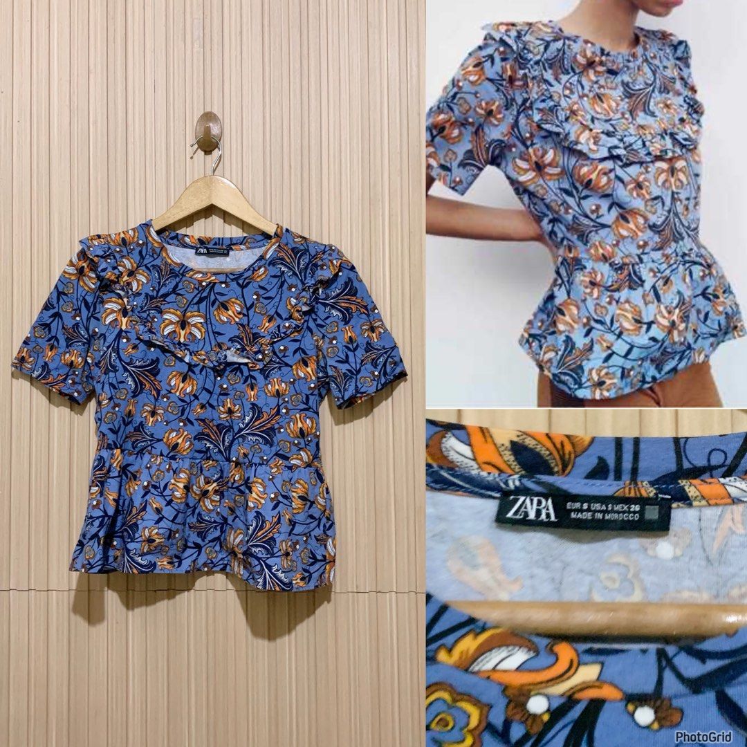 Zara top (Category: Blouses) located in Koronadal. Submitted by gstyledforless (Listing ID 1470108274, Image 1). Description: .