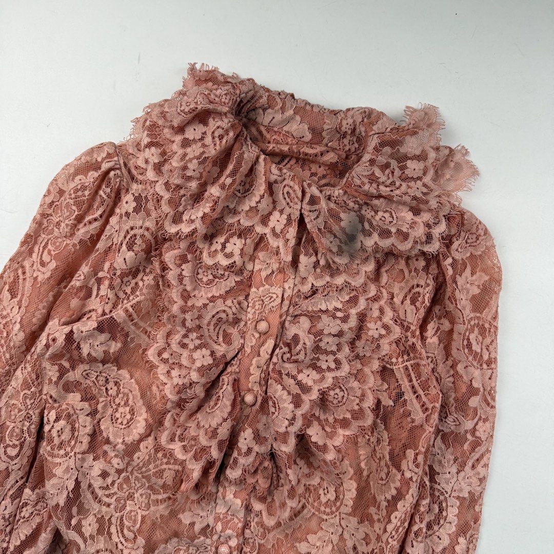 Zimmerman Kaleidoscope Lace Blouse (Category: Blouses) located in Manila. Submitted by jademax (Listing ID 1470036682, Image 3). Description: Zimmerman Kaleidoscope Lace Blouse Size 2 Length: 26.5” Pit: 18.5” Shoulder: 14” Sleeve: 28”.