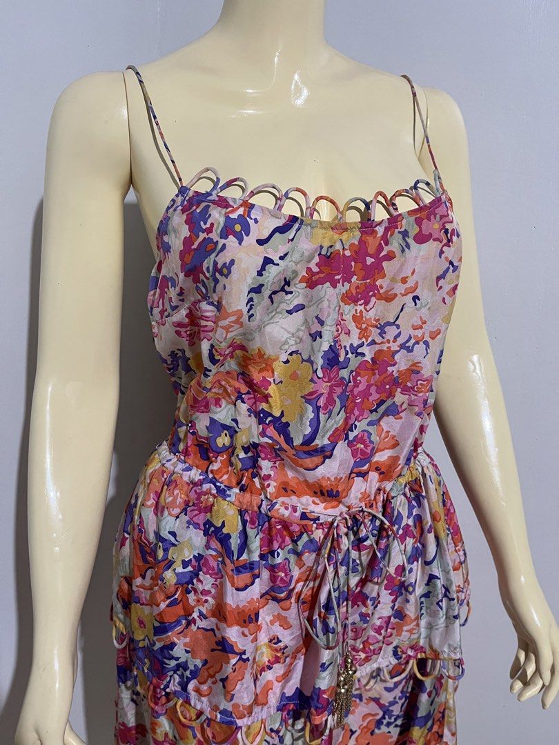 Zimmermann floral dress (Category: Dresses) located in Polomolok. Submitted by haudarcher24228 (Listing ID 1470136438, Image 2). Description: Size :M-L Adjustable waist No inner lining Hq dress With washtag .