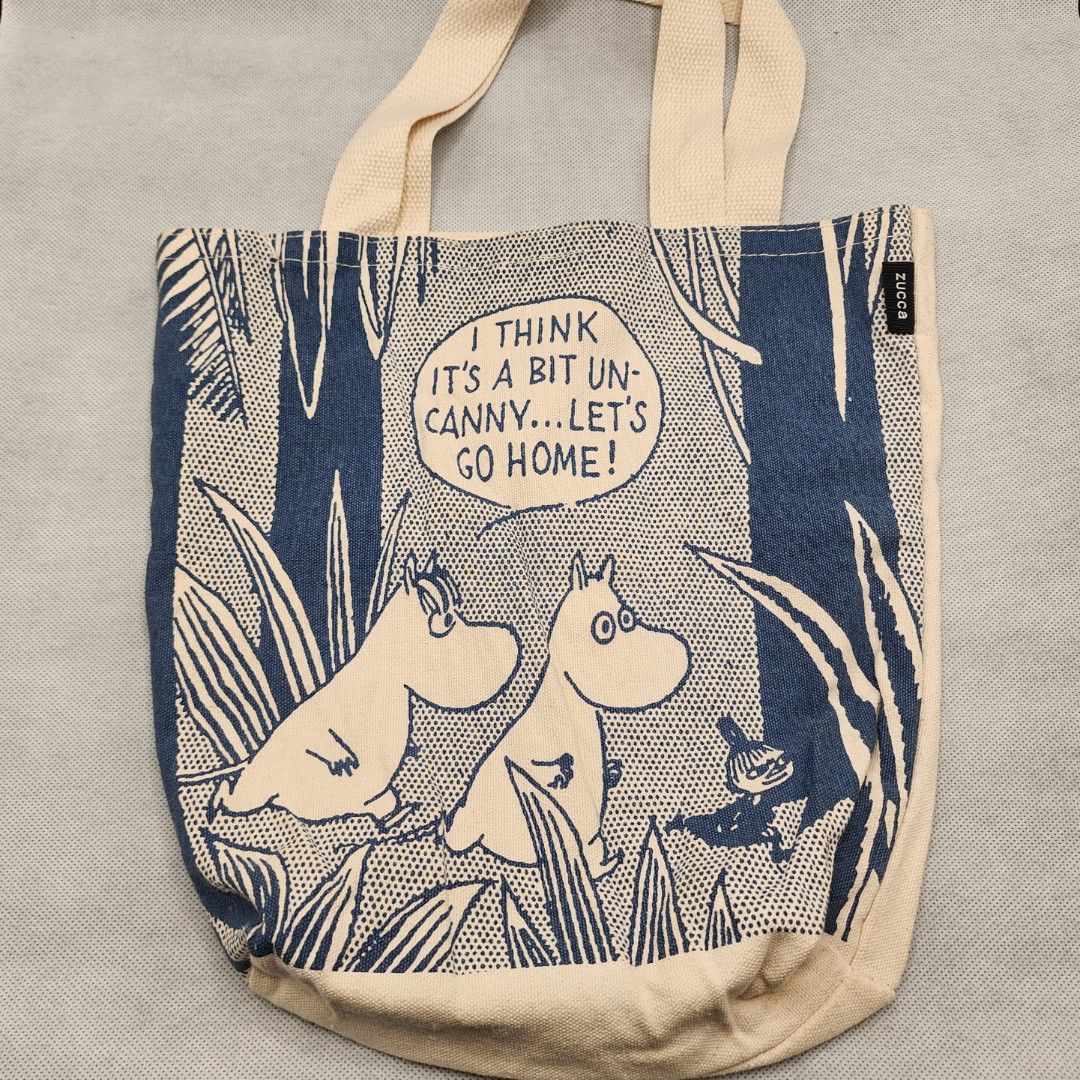 Zucca x Moomin Collaboration Canvas Tote Bag (Category: Tote Bags) located in Binan City. Submitted by dottienook (Listing ID 1470038767, Image 1). Description: Zucca x Moomin Collaboration Canvas Tote Bag sf at buyers expense.