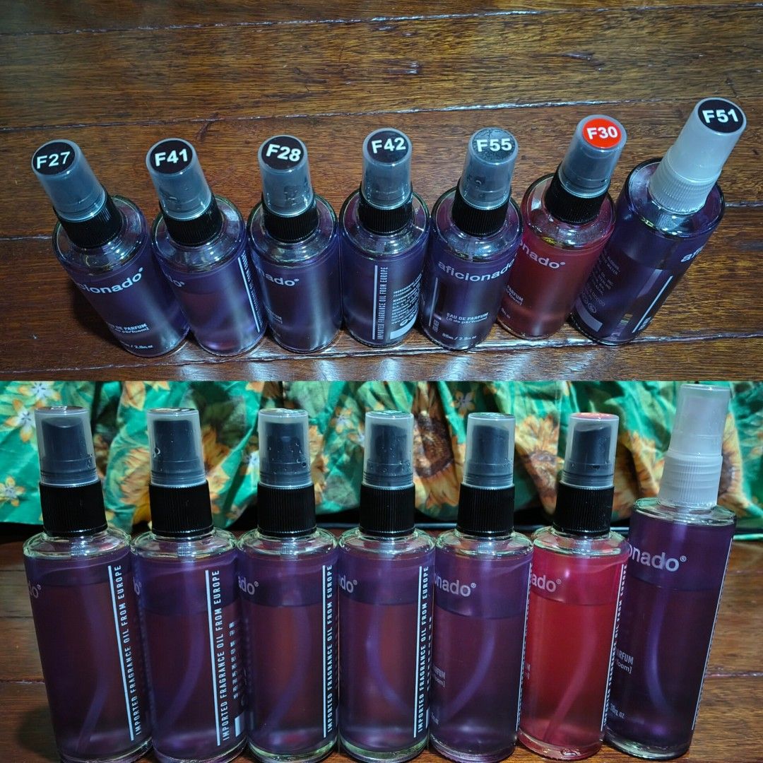 12PCS PERFUMES (Category: Fragrance & Deodorants) located in Manila. Submitted by sepjidawn (Listing ID 1470225063, Image 3). Description: 12PCS PERFUMES size: 50ml, 85ml, 100mI ⏹️PRICE: 2,099 (12pcs na) 🟡12pcs local perfumes 🟡pde piraso bildin din up to 3pcs for meetup i prefer, if isa lng kau pumunta sa loc ko or ipalalamove nyo 🟡ck one (25 sprays), creed (30sprays), tommy (15sprays), gfs (25sprays), lightblue (20sprays), f30 (40sprays), f41