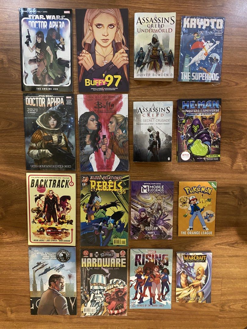 16 pcs Comics / Books / Novels (Category: Comics & Manga) located in Las Pinas. Submitted by garagesalesalaspinas (Listing ID 1470263476, Image 1). Description: 📚 16 pcs Comics / Books / Novels ❗️ No issue ❗️ if sold per piece the total is 2300 💵 Payment first policy! 💵 Mode of Payment: Gcash for Delivery Cash for Meetup 📢 Kindly check my other rare stuffs at https://www.carousell.ph/u/garagesalesalaspinas/.