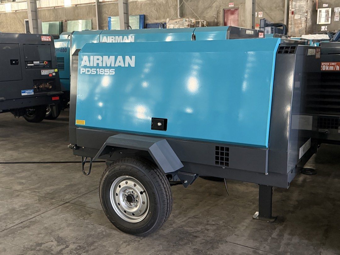 185 cfm Airman Brand New - Latest (Category: Industrial Equipment) located in Manila. Submitted by santiago0721 (Listing ID 1470218159, Image 3). Description: Brand New Unit Denyo (Japan) 185 cfm Can run 2 units Jack hammer Trailer Mounted Free delivery within Metro Manila.