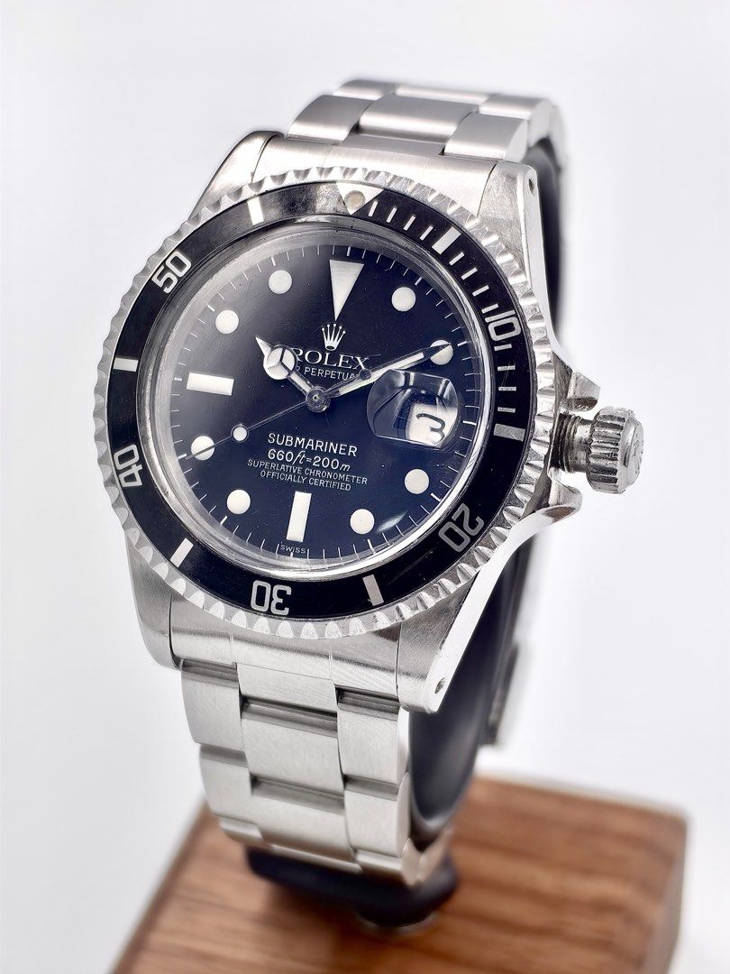 1980 Rolex Submariner 1680 (Category: Luxury Watches) located in Quezon City. Submitted by wristandcrown (Listing ID 1470286398, Image 2). Description: 1980 Rolex Submariner 1680 Rolex Service: Dial, Hands and Bracelet Case unpolished 8/10 Condition Comes as watch and presentation box 688k cash 700k trade.