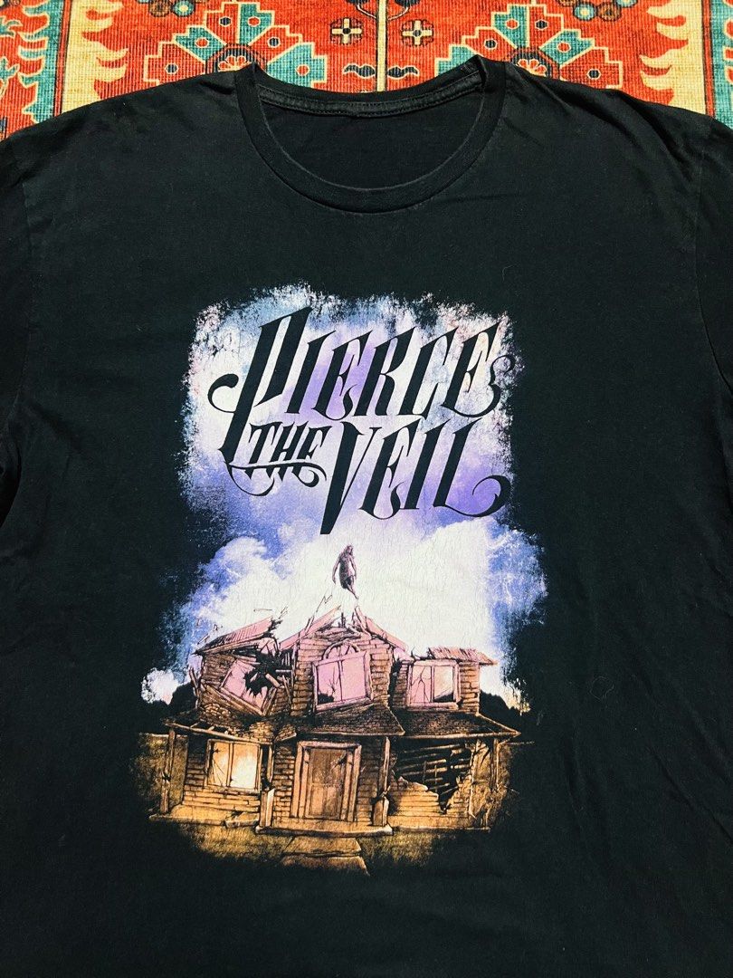 2012 Pierce the Veil Collide with the Sky Black Tee (Category: Tshirts & Polo Shirts ) located in Imus. Submitted by the1994thriftshop.ph (Listing ID 1470152864, Image 3). Description: 2012 Pierce the Veil Collide with the Sky Black Tee Size: Large Pit to pit: 21.5 inches Top to bottom: 28.5 inches Price: Php 1,000.