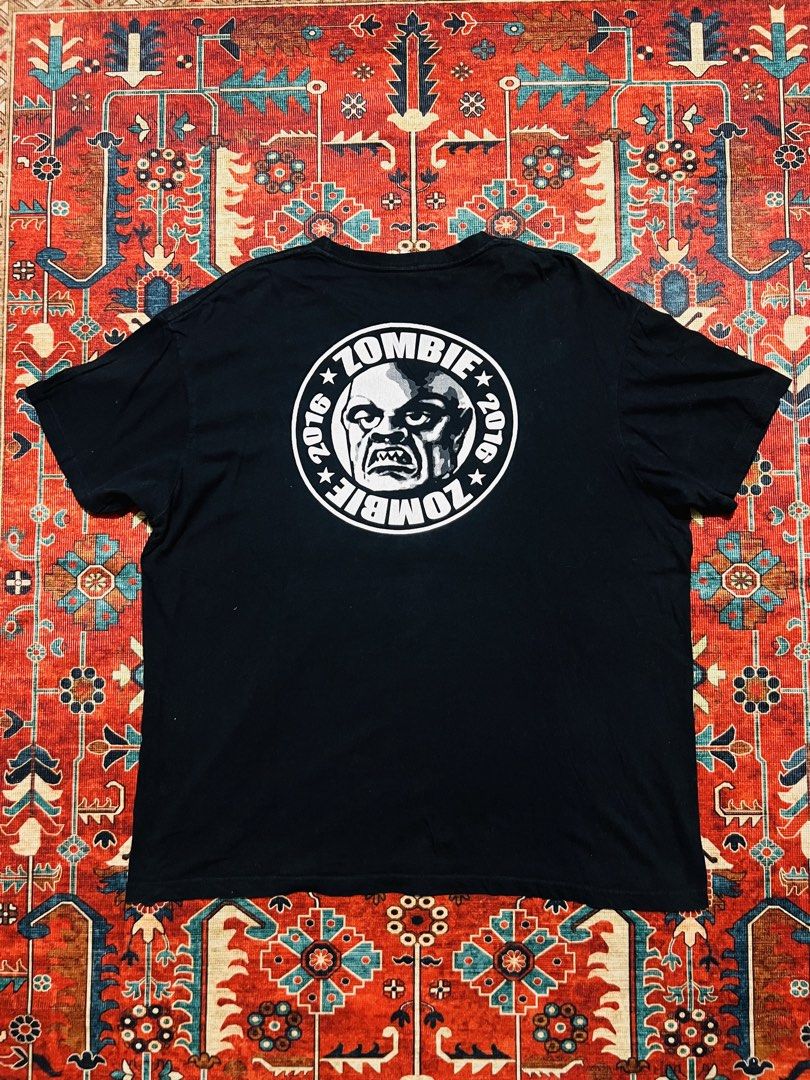 2016 Rob Zombie Don’t Believe Us Horror Black Tee (Category: Tshirts & Polo Shirts ) located in Imus. Submitted by the1994thriftshop.ph (Listing ID 1470153521, Image 2). Description: 2016 Rob Zombie Don’t Believe Us Horror Black Tee Size: XL Pit to pit: 24.5 inches Top to bottom: 29 inches Price: Php 2,500.