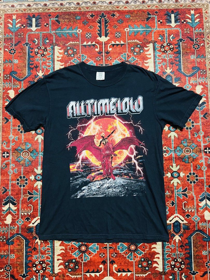 2021 All Time Low On Tour Forever Black Tee (Category: Tshirts & Polo Shirts ) located in Imus. Submitted by the1994thriftshop.ph (Listing ID 1470151553, Image 1). Description: 2021 All Time Low On Tour Forever Black Tee Size: Large Pit to pit: 22 inches Top to bottom: 31 inches Price: Php 1,000.