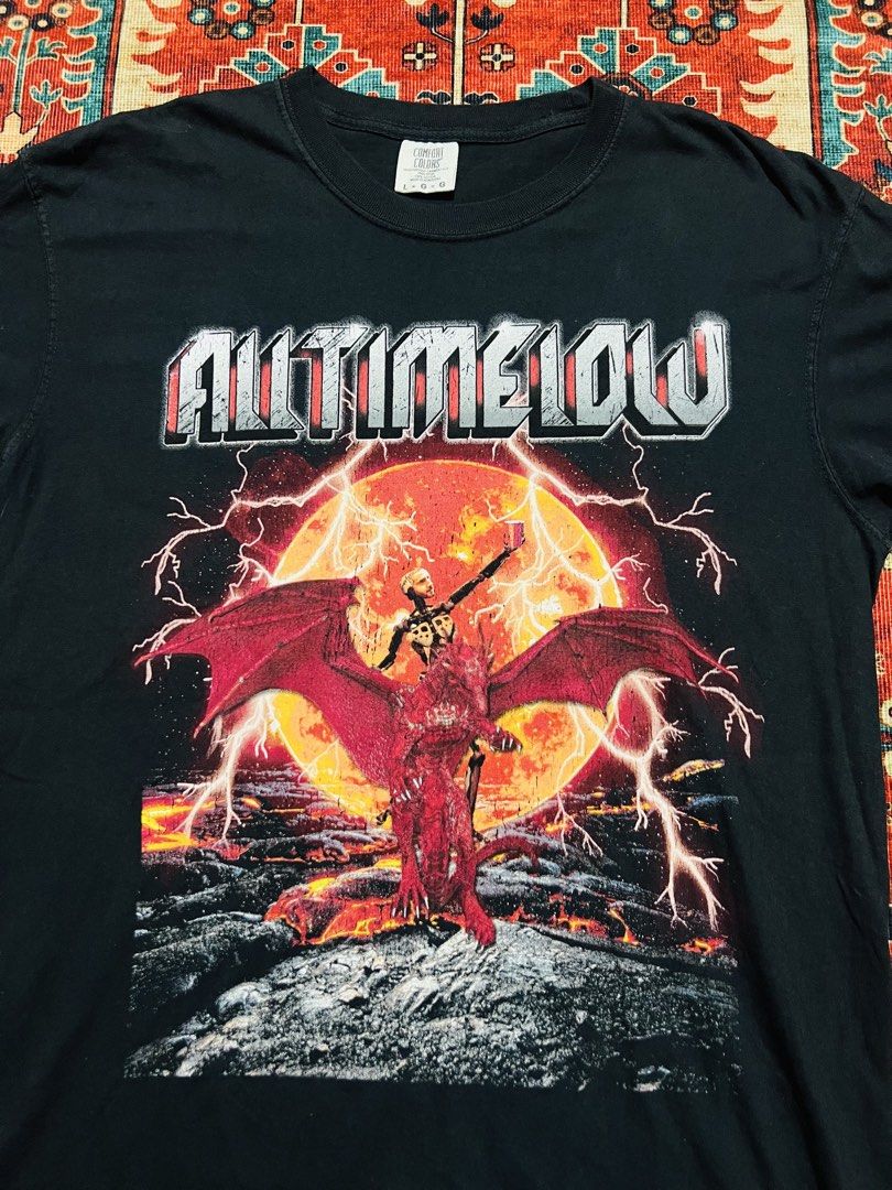 2021 All Time Low On Tour Forever Black Tee (Category: Tshirts & Polo Shirts ) located in Imus. Submitted by the1994thriftshop.ph (Listing ID 1470151553, Image 3). Description: 2021 All Time Low On Tour Forever Black Tee Size: Large Pit to pit: 22 inches Top to bottom: 31 inches Price: Php 1,000.