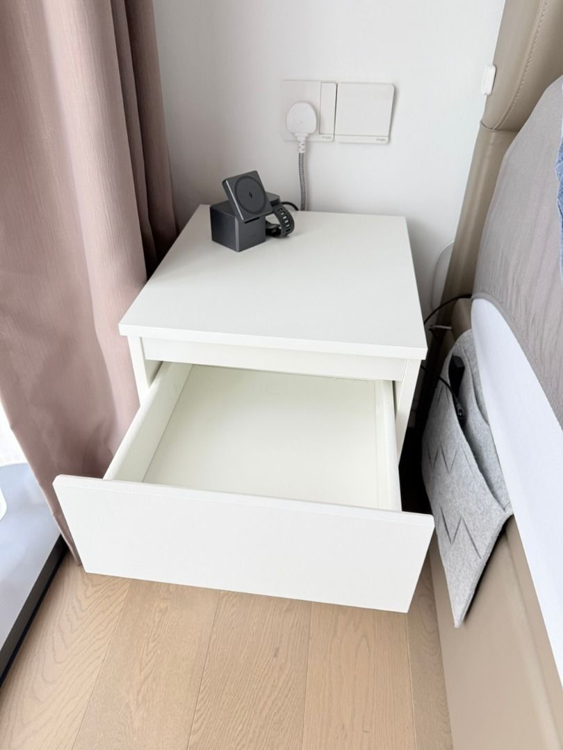 2 IKEA KULLEN Bedside Tables - Sold Together as a Pair, Furniture ...