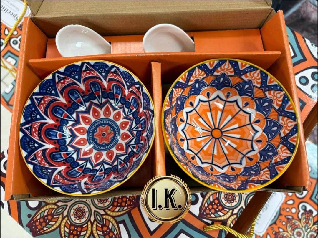 2in1 bohemian bowl (Category: Everything Else Others) located in Manila. Submitted by minidivisoria (Listing ID 1470315444, Image 2). Description: RESTOCK 2in1BOHEMIAN BOWL 𝑮𝑰𝑭𝑻 𝑺𝑬𝑻 𝒘/ 𝑩𝑶𝑿😍w/Spoon Pang regalo kay Teacher for birthday present or any kind of special occasion 🎁💝 🎄Sobrang benta nito every pick seasons 🎄.