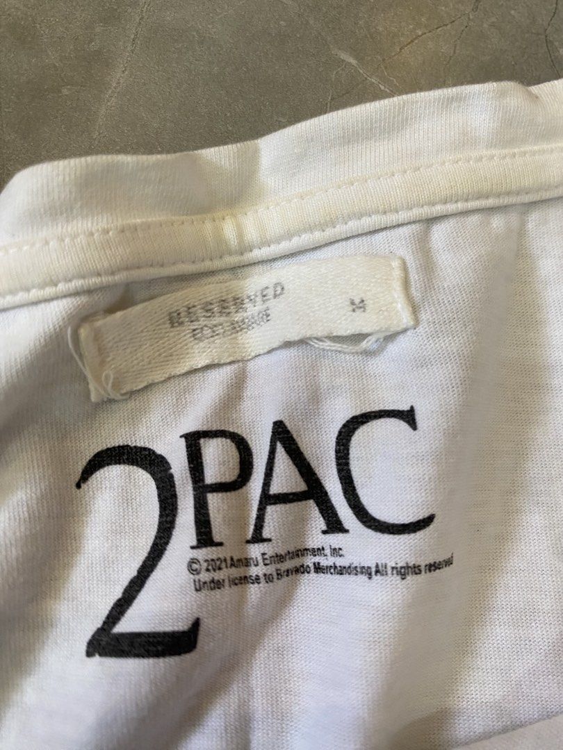 2PAC Tee (Category: Tshirts & Polo Shirts ) located in Cainta. Submitted by rurufinds (Listing ID 1470205837, Image 2). Description: 2Pac Shirt "Reserved" Brand -L: 25 -W: 22.5 Php 199 + sf Cainta Loc.