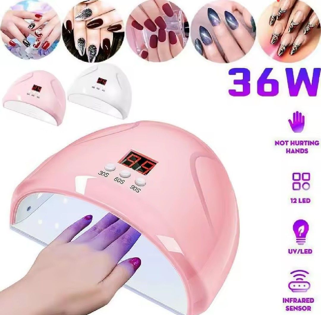 36W 12Leds Nail Lamp Dryer (Category: Everything Else Others) located in Manila. Submitted by lotty_2489 (Listing ID 1470247485, Image 1). Description: Brandnew Pink/White GoodQuality USB 36W 12LED COD/GcashPayment #09706504365 Charm.