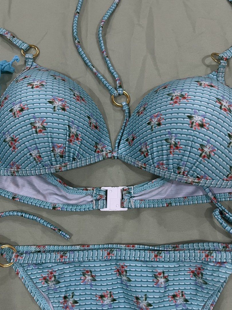 3 pieces swimsuit with cover up (Category: Bikinis & Swimsuits) located in Bulacan. Submitted by cathlenedg8 (Listing ID 1470348297, Image 3). Description: Model and actual photo. Medium on tag. We ship via jnt. Product price + sf.