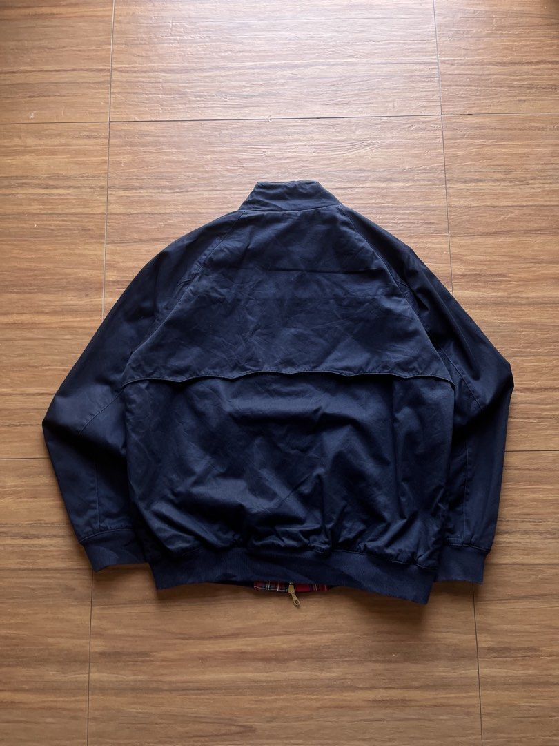 90s Heavy Harrington Bomber Jacket (Category: Coats, Jackets and Outerwear) located in Davao. Submitted by spilled.bins (Listing ID 1470268548, Image 2). Description: 90s Heavy Harrington Bomber Jacket Width: 22.5in Length: 24.5in Boxy Large Measurement | Best Fit Medium Distressing | Disoloration on Zip Seam Good Condition . Mine: ₱500 +shipping fee on top . Model Reference: Height: 5’5 feet Weight: 68kg.