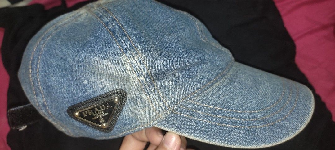🧢 RUSH SALE! PRADA BLUE DENIM CAP 💙 (Category: Caps & Hats) located in Manila. Submitted by trevx.3 (Listing ID 1470207210, Image 1). Description: 🧢 RUSH SALE! PRADA BLUE DENIM CAP 💙 ✨ Best quality | Almost brand new! 💙 Classic blue denim design ✔️ With logo and tag inside the cap ✔️ Very well maintained ✔️ Personal use only, rarely used 💰 ORIGINAL PRICE: ₱5,000 🔥 SELLING FOR ONLY ₱1,000! Bagsak-presyo na po! 😍 Mas maganda po in person ka