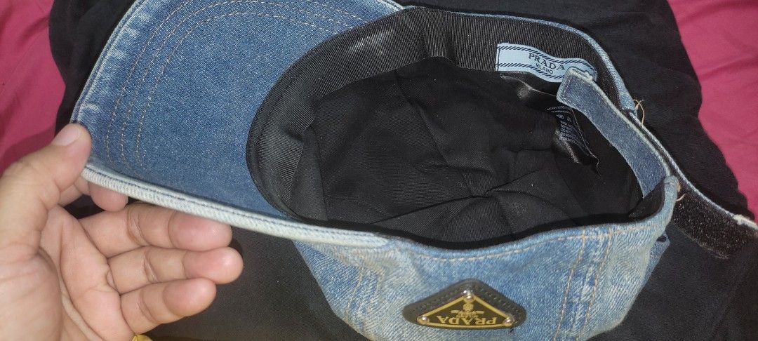 🧢 RUSH SALE! PRADA BLUE DENIM CAP 💙 (Category: Caps & Hats) located in Manila. Submitted by trevx.3 (Listing ID 1470207210, Image 3). Description: 🧢 RUSH SALE! PRADA BLUE DENIM CAP 💙 ✨ Best quality | Almost brand new! 💙 Classic blue denim design ✔️ With logo and tag inside the cap ✔️ Very well maintained ✔️ Personal use only, rarely used 💰 ORIGINAL PRICE: ₱5,000 🔥 SELLING FOR ONLY ₱1,000! Bagsak-presyo na po! 😍 Mas maganda po in person ka