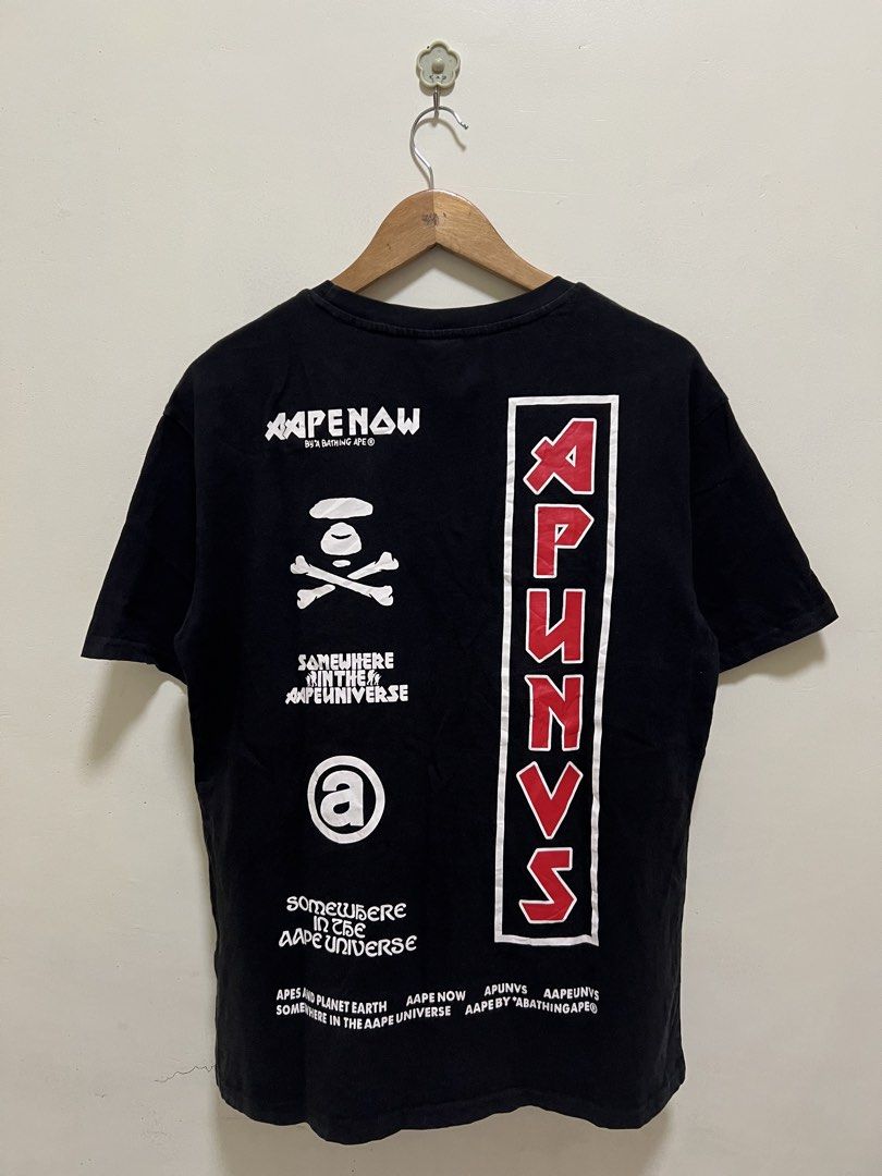 Aape Black Graphic Shirt (Category: Formal Shirts) located in Manila. Submitted by thriftpoint99 (Listing ID 1470246417, Image 2). Description: 21x28 No issue Need wash only Excellent condition.