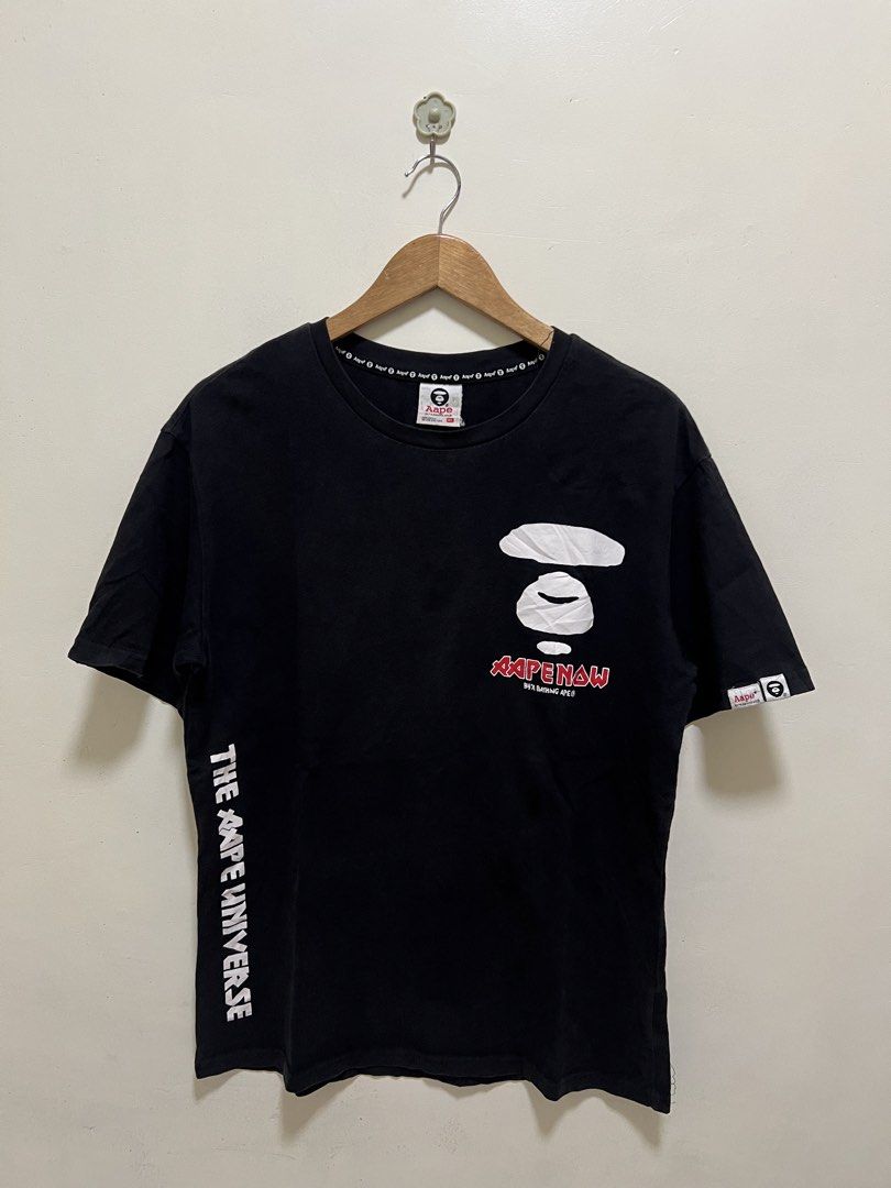 Aape Black Graphic Shirt (Category: Formal Shirts) located in Manila. Submitted by thriftpoint99 (Listing ID 1470246417, Image 1). Description: 21x28 No issue Need wash only Excellent condition.