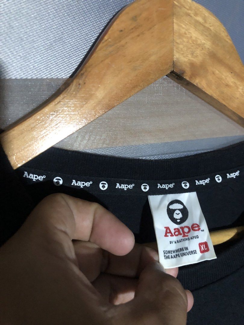 Aape (Category: Tshirts & Polo Shirts ) located in Ormoc. Submitted by lunzagalan01366 (Listing ID 1470285177, Image 3). Description: Aape Near at new Size: XL Dimes: W22xL29 FreshFromBale No Issue NeedWash 850.
