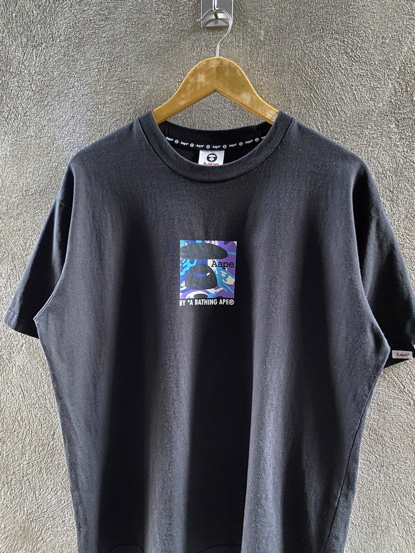 Aape By A Bathing Ape Tee (Category: Tshirts & Polo Shirts ) located in Davao. Submitted by salomee (Listing ID 1470222642, Image 2). Description: aape by a bathing aape (legit/authentic) medium width: 22 length: 28.5 in excellent condition color rating: 9.5/10 no hidden issues. ₱ 750 mindanao, davao city dm 💬.