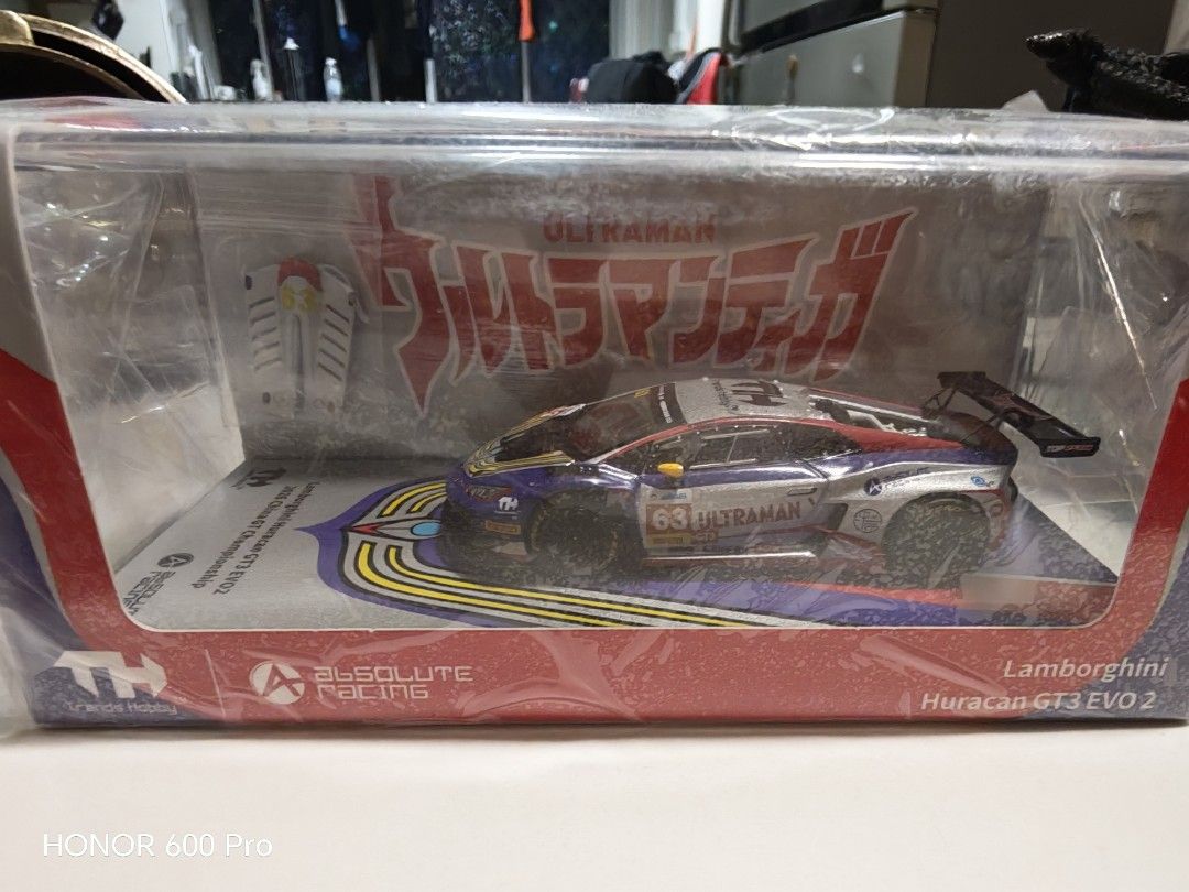 Ultraman Magazine Absolute Racing Lamborghini Huracan GT3 EVO 2 Ultraman Tiga, Toys ...