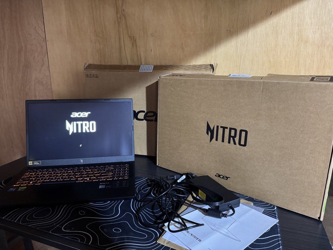 Acer Nitro V15 (RTX 5050) (Category: Laptops & Notebooks) located in Manila. Submitted by maryy.ee (Listing ID 1470248907, Image 1). Description: ACER NITRO V15-52-572T RTX 5050 16GB RAM SEE PICS FOR OTHER SPECS, ANDYAN NA LAHAT. Good for gaming, rendering, autocad, etc. Inclusion: Unit itself Orig box Orig charger Nabili nung July 2026, need lang funds for thesis kaya binebenta. Negotiable pero pass sa lowballers. No issue, unli check upon meetu