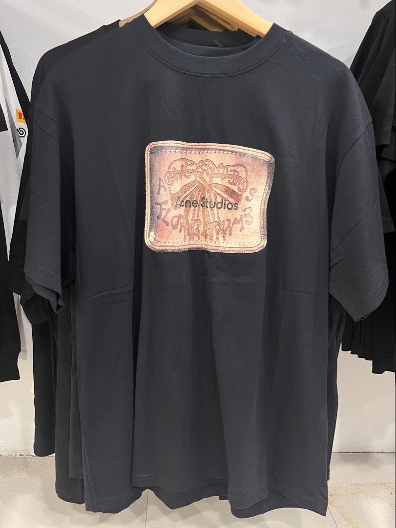 Acne studio (Category: Tshirts & Polo Shirts ) located in Caloocan City. Submitted by style_hoods (Listing ID 1470238854, Image 1). Description: Acne studio Color: black big logo Size: medium Color: black simple logo Size: Large Color: white simple logo Size: XS.