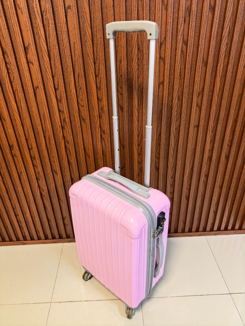 Actus Handcarry luggage (Category: Luggage) located in Manila. Submitted by uno001 (Listing ID 1470199094, Image 2). Description: Brand: Actus "Japan Brand" ✨ In Good condition ✅ 💯 Legit Brand ✅ Small Handcarry luggage ✅ H21.5" x L13.75" x D8.75" ✅ Heavy Duty Guaranteed ✅ 360°Wheels All smooth ✅ TSA007 Lock with Passcode ⬆️ Sign of usage scratch only no Crack Guaranteed.