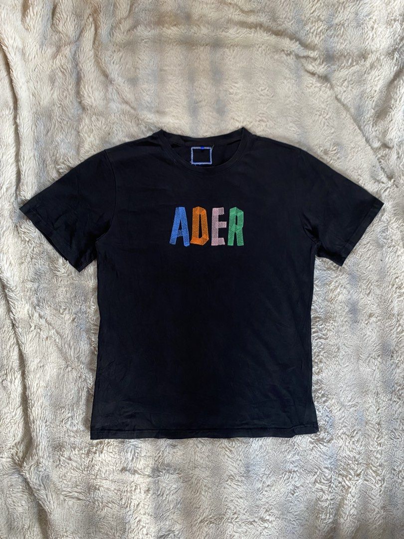 Ader Error Black 3D Logo T-shirt Size 3 (Category: Tshirts & Polo Shirts ) located in Andop. Submitted by safewater-895a (Listing ID 1470281338, Image 1). Description: - Authentic Ader Error black t-shirt from the 2020 Spring/Summer collection - Size: 3 - Design: Eye-catching multi-colored 3D block lettering on the chest - Details: Classic crew neck, short sleeves, and signature blue label on the back collar - Material: Soft, premium cotton - Con