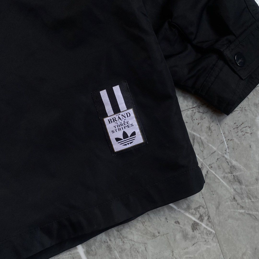 Adidas Adi-Break Jacket (Category: Coats, Jackets and Outerwear) located in Naga. Submitted by wanderingtreasures.ph1 (Listing ID 1470271421, Image 3). Description: Adi Adi-Break Jacket Condition 9.5/10 Color rate 10/10 Authentic 100% polyester satin XL size Width 25 / Length 29 No issues php + sf 📩.