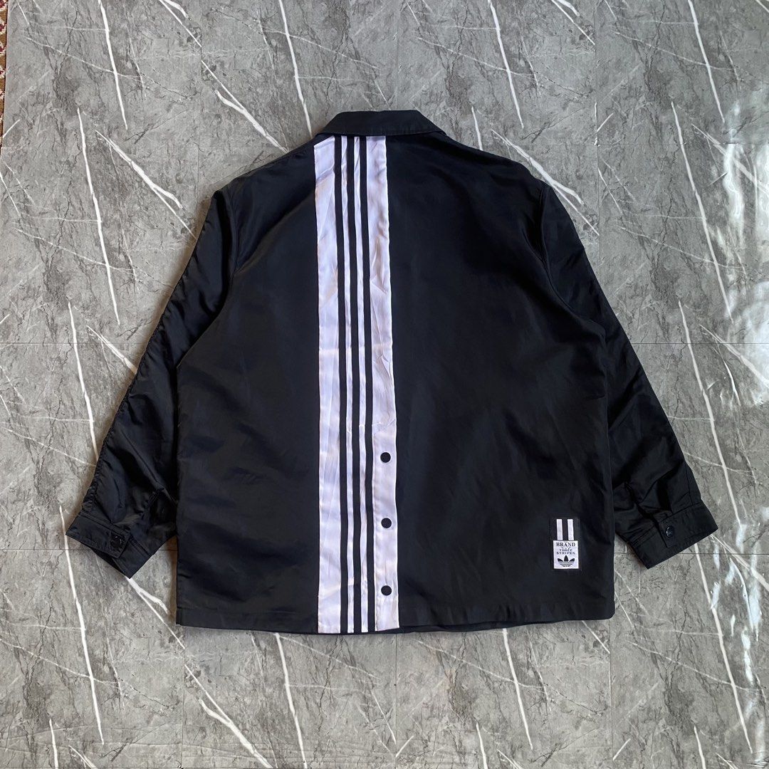 Adidas Adi-Break Jacket (Category: Coats, Jackets and Outerwear) located in Naga. Submitted by wanderingtreasures.ph1 (Listing ID 1470271421, Image 2). Description: Adi Adi-Break Jacket Condition 9.5/10 Color rate 10/10 Authentic 100% polyester satin XL size Width 25 / Length 29 No issues php + sf 📩.