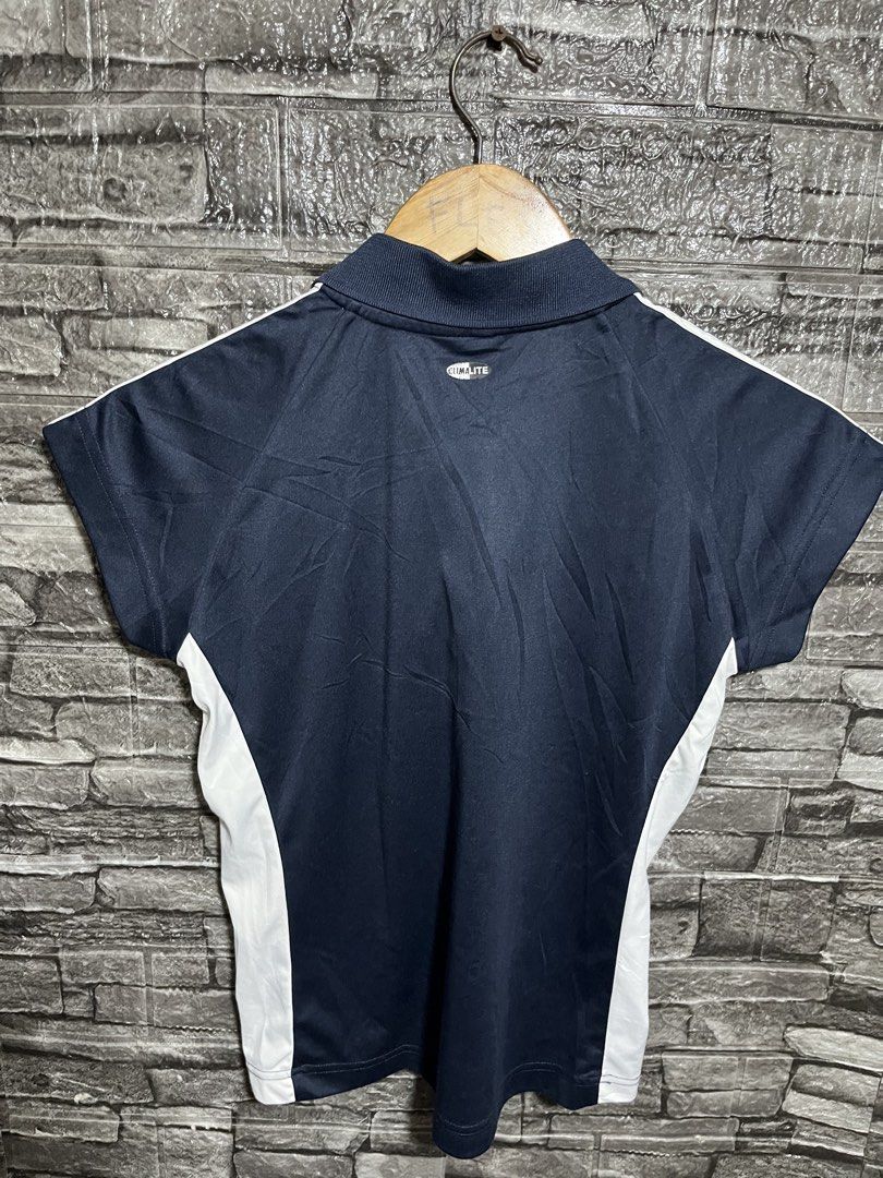 Adidas Badminton Polo shirt (Category: Activewear) located in Manila. Submitted by flex_curation (Listing ID 1470152439, Image 3). Description: 17x20 IN VERY GOOD CONDITION BACOOR CAVITE LOC.