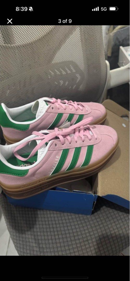 Adidas Gazelle Platform (Category: Sneakers) located in Makati City. Submitted by iammvenice (Listing ID 1470279678, Image 3). Description: -size 6.5-7 -bought in korea -brand new -rfs:wrong size .