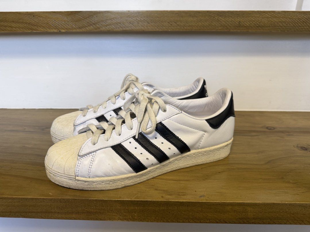Adidas Superstar (Category: Sneakers) located in Calamba. Submitted by d_curated_market_17 (Listing ID 1470158283, Image 3). Description: Size 9US Lightly used Vintage look NO INCLUSIONS .