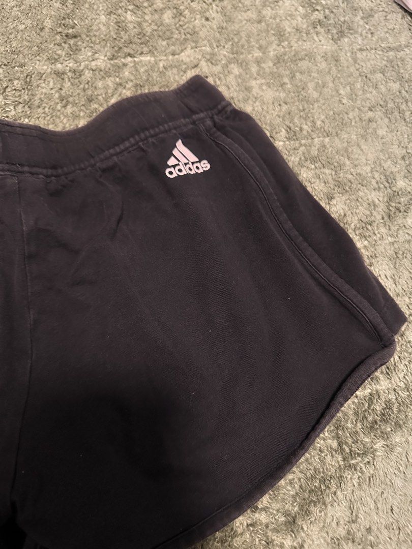 Adidas sweat/gym short (Category: Shorts) located in Quezon City. Submitted by kerlitops (Listing ID 1470222155, Image 2). Description: Declutterring! S-M women Very good condition.
