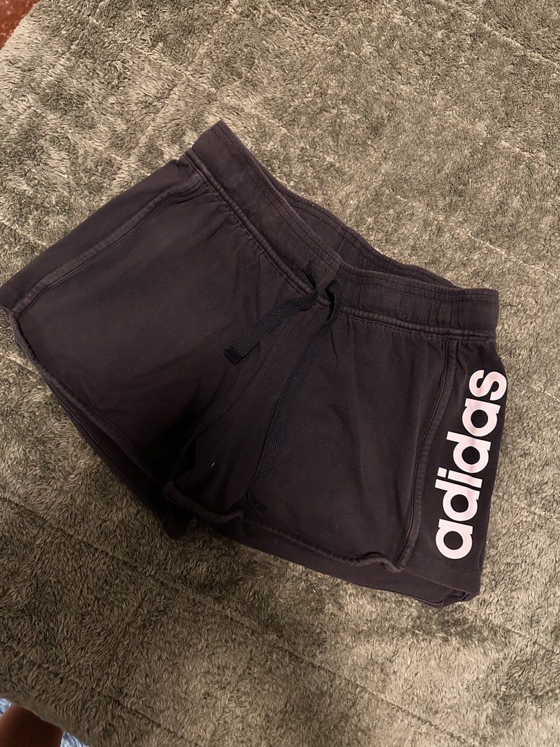 Adidas sweat/gym short (Category: Shorts) located in Quezon City. Submitted by kerlitops (Listing ID 1470222155, Image 1). Description: Declutterring! S-M women Very good condition.