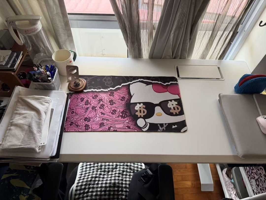 Adjustable Table (Category: Tables & Sets) located in Singapore. Submitted by bobha. (Listing ID 1470298748, Image 1). Description: Size: 120cm x 70cm Note: Outlet is China cable so gotta use adapter. Comes with free chair..