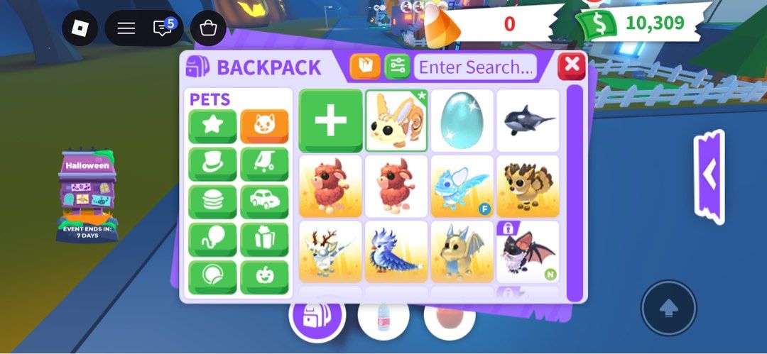 Adopt Me pets For Sale (Category: In-Game Products) located in Caloocan City. Submitted by cecee_19 (Listing ID 1470222725, Image 1). Description: Hello can be bought separately! I also have 1 Ride Potion Gcash payment only. DM me for prices Thank you ^^.