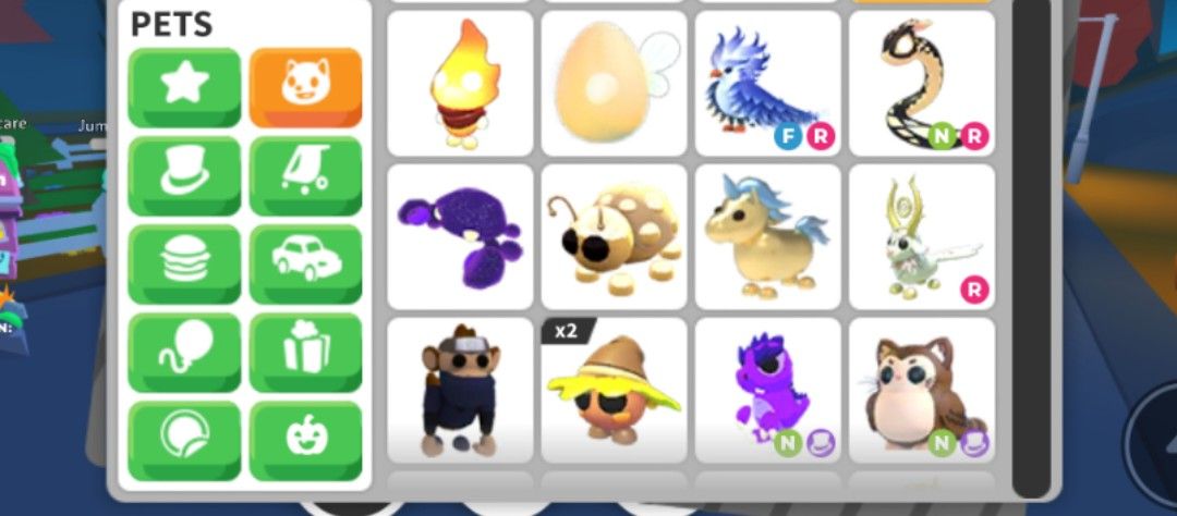 ADOPT ME PETS! in bulk only 💘 (Category: In-Game Products) located in San Jose del Monte. Submitted by pqza3 (Listing ID 1470201920, Image 2). Description: - Quitting na, and need money for school ! - All pets can be bought except Rose dragon (untradable) - Prices are not shown, suggest prices on dm!! (i know prices, do not scam me) - Pets minimum are 5 pesos 💘 MOP: Gcash or Maya !! .