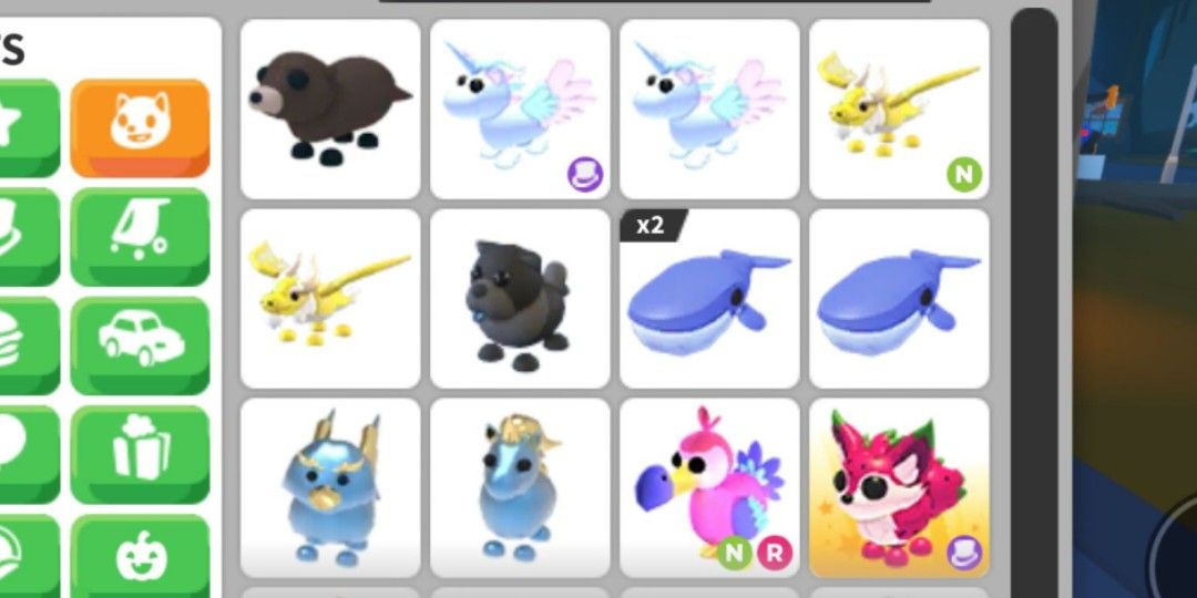 ADOPT ME PETS! in bulk only 💘 (Category: In-Game Products) located in San Jose del Monte. Submitted by pqza3 (Listing ID 1470201920, Image 1). Description: - Quitting na, and need money for school ! - All pets can be bought except Rose dragon (untradable) - Prices are not shown, suggest prices on dm!! (i know prices, do not scam me) - Pets minimum are 5 pesos 💘 MOP: Gcash or Maya !! .