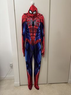 Spiderman costume with mask and shield, Hobbies & Lifestyle, Occasions ...