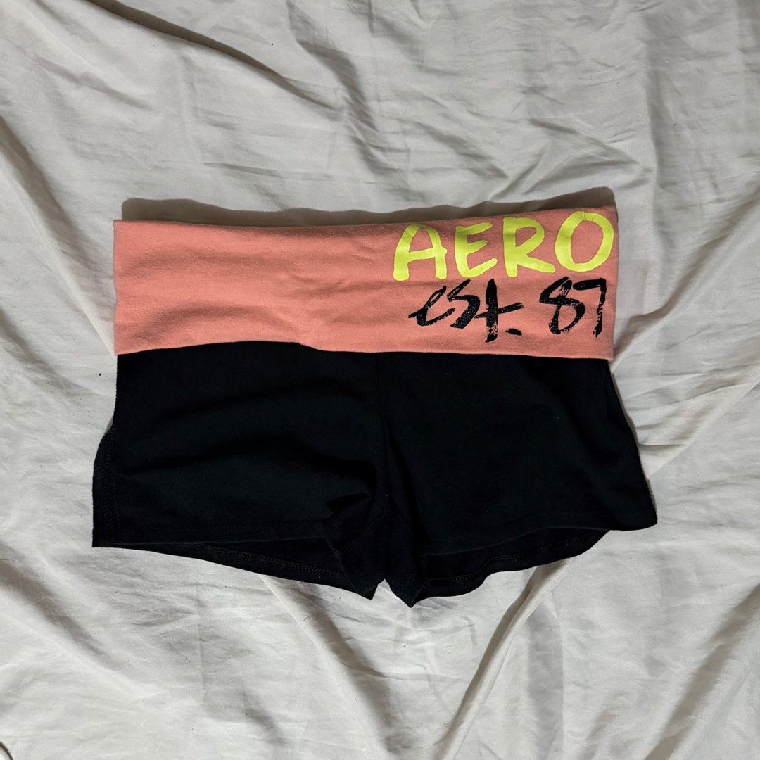 Aero Fold-over Mini Shorts (Category: Shorts) located in Manila. Submitted by da.rrel.real (Listing ID 1470316611, Image 1). Description: ⋆˚꩜｡ details ⋆˚꩜｡ size : small on tag issues : last slide, the fold-over cloth is stitched to prevent it from moving color rate : 8/10 .✦ ݁˖ rules .✦ ݁˖ * no return / refund / exchange * you ask for more photos if you're SURE BUYER * shipping fee is shouldered by buyers unless stated otherwise (loc: Dagupan Cit