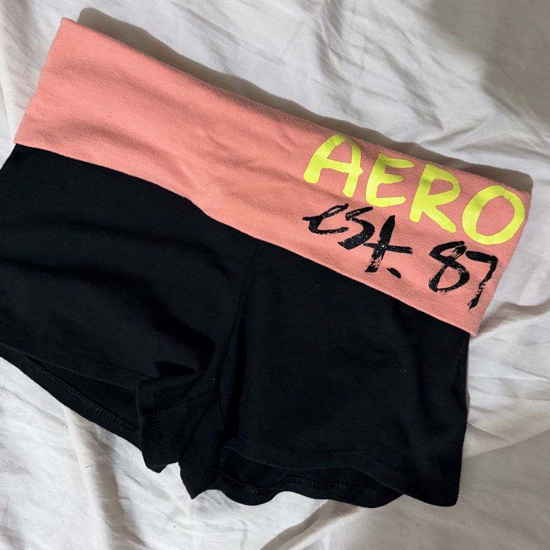 Aero Fold-over Mini Shorts (Category: Shorts) located in Manila. Submitted by da.rrel.real (Listing ID 1470316611, Image 2). Description: ⋆˚꩜｡ details ⋆˚꩜｡ size : small on tag issues : last slide, the fold-over cloth is stitched to prevent it from moving color rate : 8/10 .✦ ݁˖ rules .✦ ݁˖ * no return / refund / exchange * you ask for more photos if you're SURE BUYER * shipping fee is shouldered by buyers unless stated otherwise (loc: Dagupan Cit