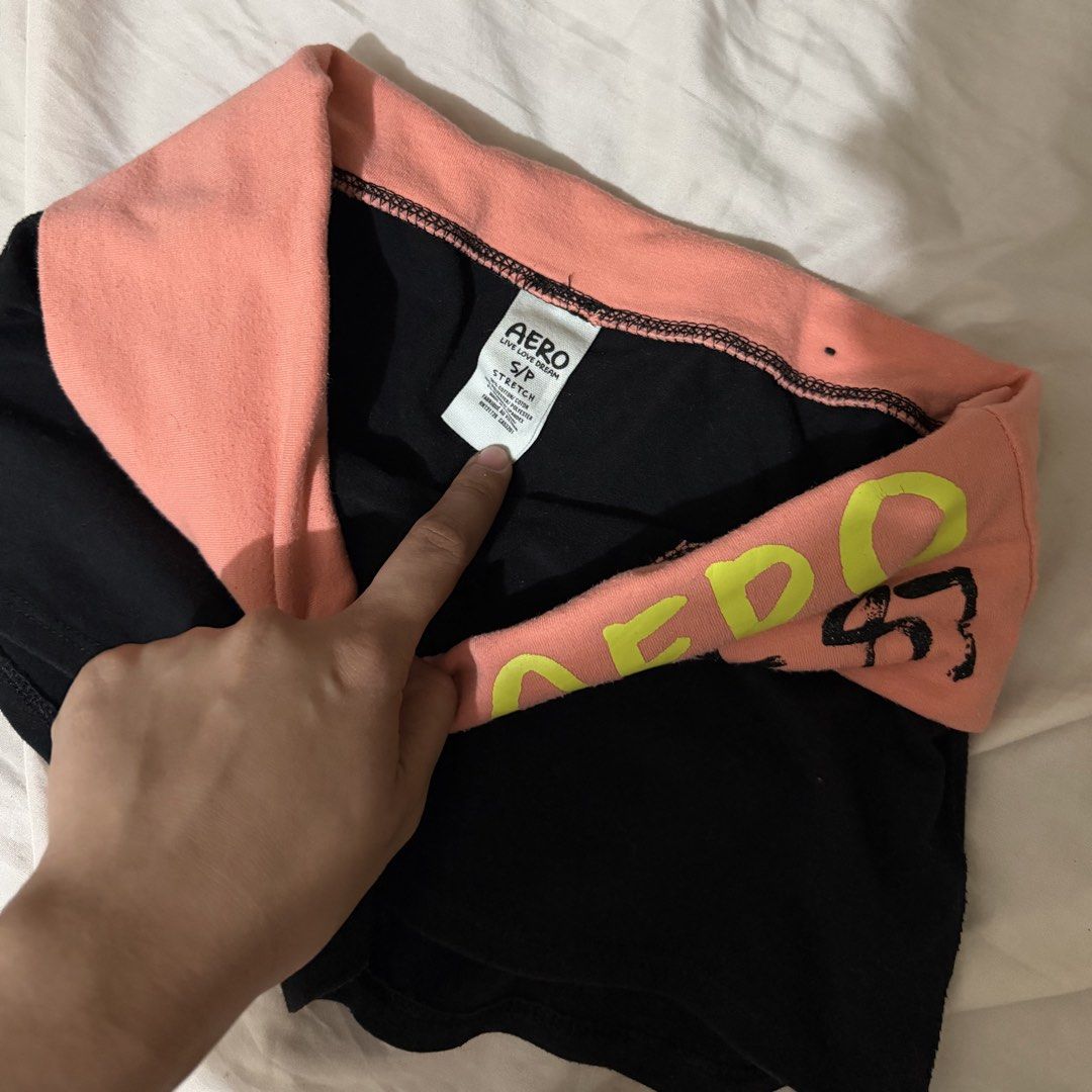 Aero Fold-over Mini Shorts (Category: Shorts) located in Manila. Submitted by da.rrel.real (Listing ID 1470316611, Image 3). Description: ⋆˚꩜｡ details ⋆˚꩜｡ size : small on tag issues : last slide, the fold-over cloth is stitched to prevent it from moving color rate : 8/10 .✦ ݁˖ rules .✦ ݁˖ * no return / refund / exchange * you ask for more photos if you're SURE BUYER * shipping fee is shouldered by buyers unless stated otherwise (loc: Dagupan Cit