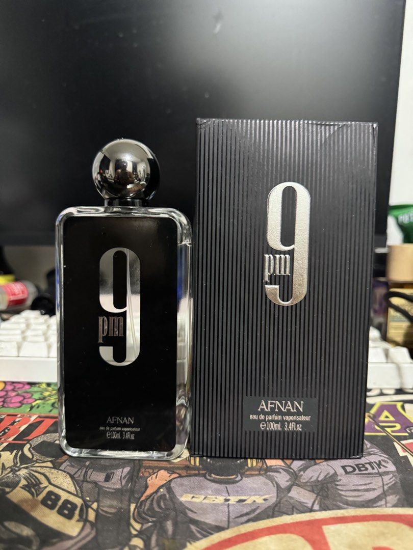 Afnan 9 PM Eau De Parfum 100ml (Category: Fragrance & Deodorants) located in Manila. Submitted by misfits.ph (Listing ID 1470268616, Image 1). Description: AFNAN 9PM With OG box Juice level as shown ₱1400 only Manila area Jnt or lalamove.
